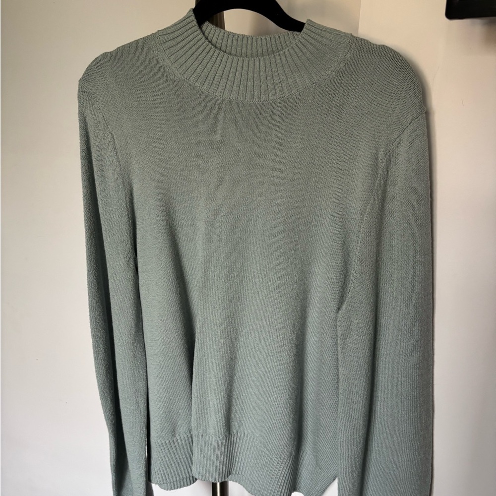 COS knit sweater light blue/grey